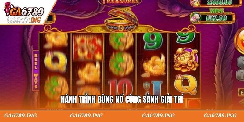 Hành trình bùng nổ cùng sảnh giải trí