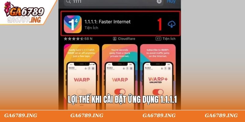 Lợi thế khi cài đặt ứng dụng 1.1.1.1