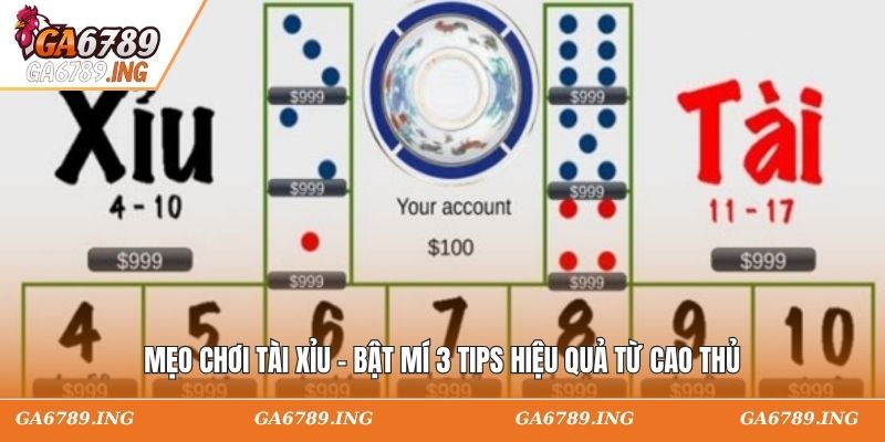 Mẹo Chơi Tài Xỉu - Bật Mí 3 Tips Hiệu Quả Từ Cao Thủ